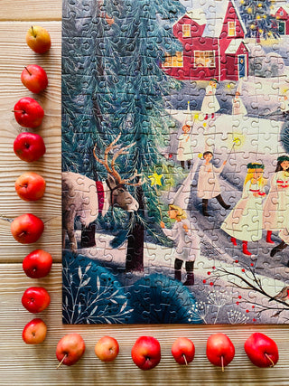Santa Lucia 500 piece Christmas puzzle from Penny Puzzle