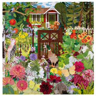 Skandinavischer Garten eeBoo 1000-teiliges Puzzle 