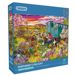 Shepherd's Delight 1000 brikker puslespil fra Gibson