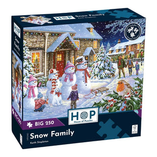 Snow Family 250 XL brikker puslespil fra House of Puzzles