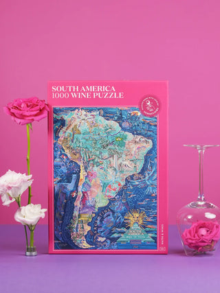 South America Wine Puzzle 1000 Pieces Water &amp; Wines