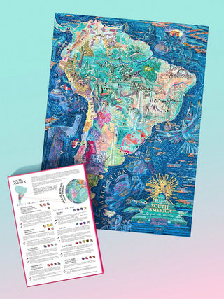 South America Wine Puzzle 1000 Pieces Water &amp; Wines