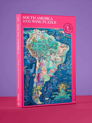South America Wine Puzzle 1000 Pieces Water &amp; Wines
