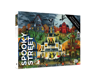Spooky Street 1000 brikker puslespil fra Pomegranate