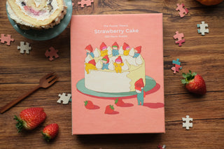 Strawberry Cake puslespil med 300 brikker fra The Puzzle Theory