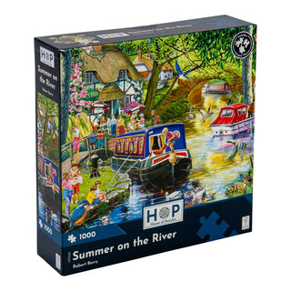 Summer on the River Puzzle 1000 Teile von House of Puzzles