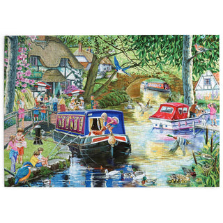 Summer on the River Puzzle 1000 Teile von House of Puzzles