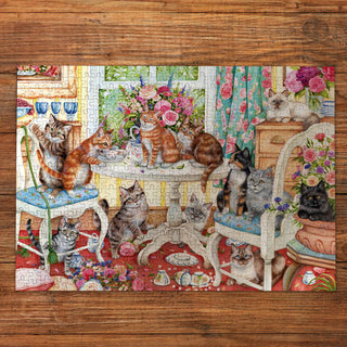 Tails from a Tea Party Puzzle 500 Teile von Gibson