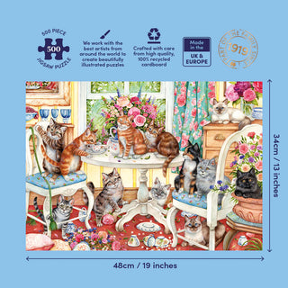 Tails from a Tea Party Puzzle 500 Teile von Gibson