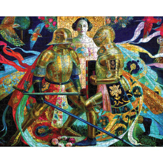 Das 1000-teilige Puzzle „The Duel“ von Pomegranate