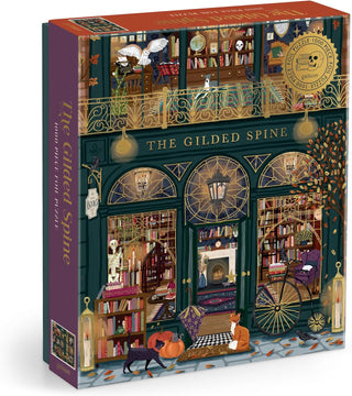 The Gilded Spine 1000 brikker halloweenpuslespil fra Galison