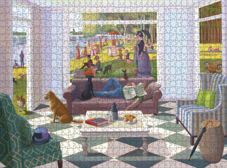 The Sunday Paper 1000 brikker puslespil fra Pomegranate