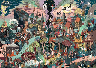 The World of Witches puslespil med 1000 brikker fra Laurence King