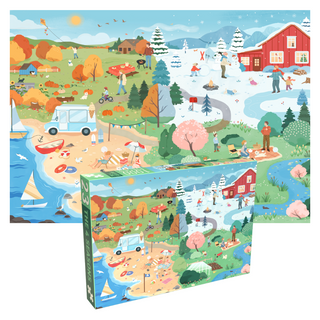 The 4 Seasons 1000 piece puzzle from Penny Puzzle 