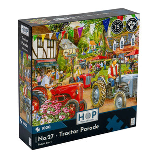 Tractor Parade 1000 brikker puslespil fra House of Puzzles