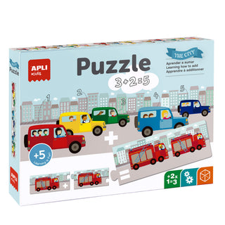 Mathematics Puzzle with 30 XL pieces for children +5 years from APLI