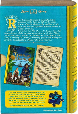 Treasure Island 252 brikker bogpuslespil fra Professor Puzzle