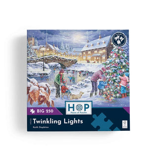 Twinkling Lights 250 XL brikker puslespil fra House of Puzzles.