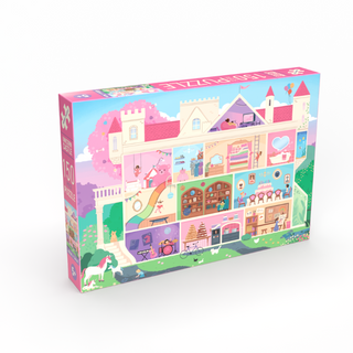 Unicorn Castle 150 XL brikker børnepuslespil +5 år fra Penny Puzzle