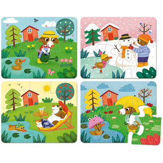 Vilac - Puzzle 4x6 pieces - The 4 Seasons