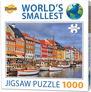 Das kleinste Nyhavn-Puzzle der Welt mit 1000 Miniteilen