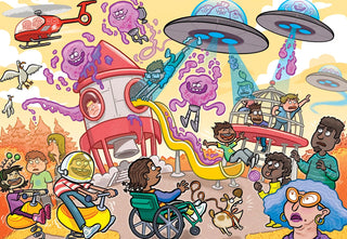 Waqsgij Junior 4 Alien Invasion! mit 240 Teilen