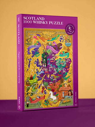 Whisky fra Skotland puslespil 1000 brikker Water & Wines