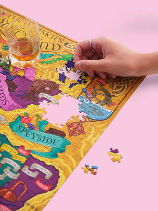 Whisky aus Schottland Puzzle 1000 Teile Wasser &amp; Weine