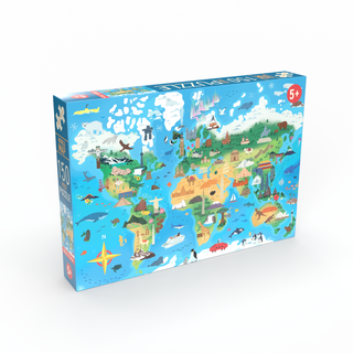 Weltkarte 150 XL Teile Kinderpuzzle +5 Jahre von Penny Puzzle 