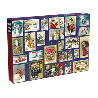 Ye Old Christmas Greetings 1000 brikker julepuslespil fra Penny Puzzle