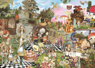 Alice im Wunderland 1000 Teile Puzzle