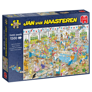 Jan van Haasteren 1500 Teile Puzzle Kampf der Bäcker