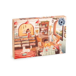 Cozy Cafe 1000 brikker puslespil fra Trevell
