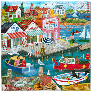 New England Wharf 1000-Teile-Puzzle von eeBoo