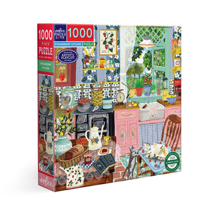 Strawberry Kitchen 1000 brikker puslespil fra eeBoo