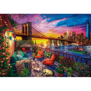 Clementoni 3000 Piece Puzzle - Manhattan Balcony 