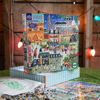 Paris Christmas 1000 piece Christmas puzzle from eeBoo 