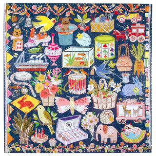 Das 1000-teilige Puzzle „Die Katze und das Garn“ von eeBoo 