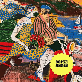 Tra I Due Golfi – 500-teiliges Puzzle von Sto Puzzle 