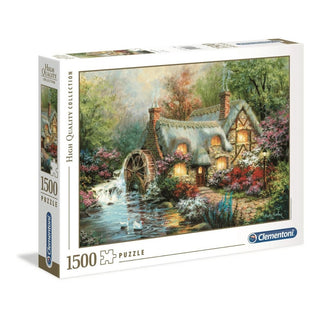 Køb Clementoni 1500 brikker puslespil - Country Retreat fra Clementoni hos puslespilsbutikken.dk